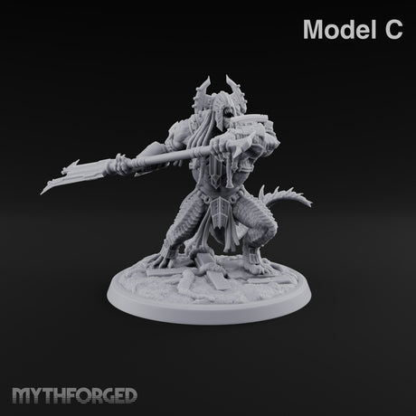 Crowns of Horn, Hearts of Ruin Lizardfolk Polearm Warriors — C