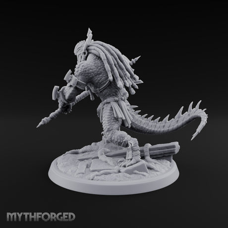 Crowns of Horn, Hearts of Ruin Lizardfolk Polearm Warrior D