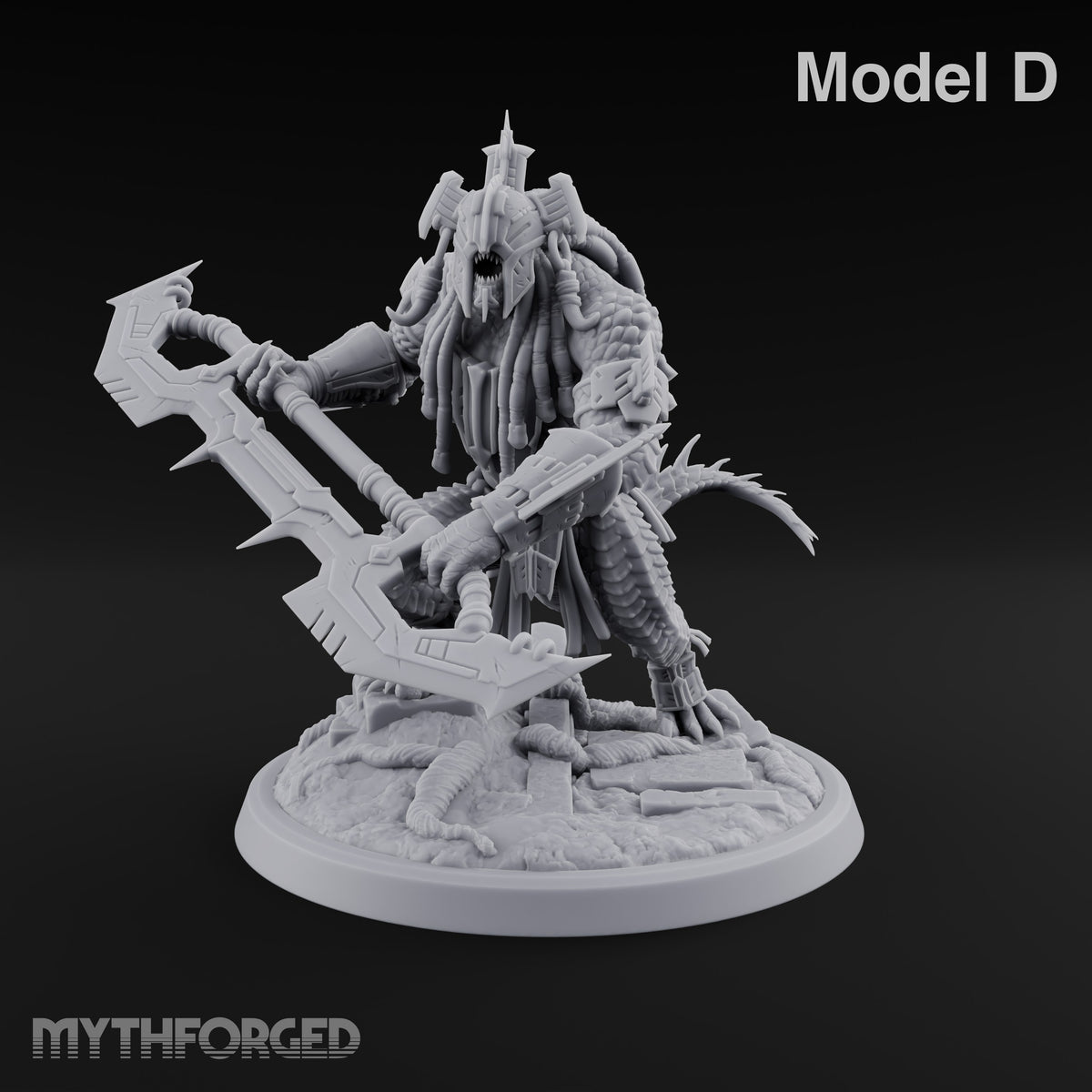 Crowns of Horn, Hearts of Ruin Lizardfolk Polearm Warrior D