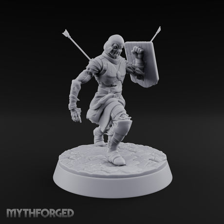 Still Marching, Barely Standing Zombie A — Shield