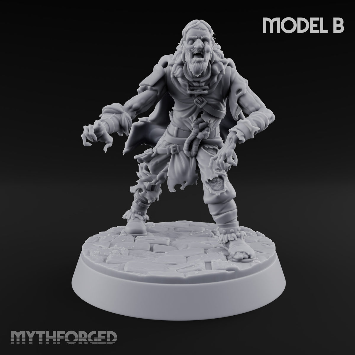 Still Marching, Barely Standing Zombie B — Bare Hands (Clawing)