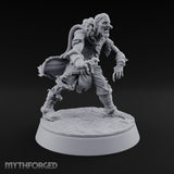Dead Set Against Rest Zombie Warband with Necromancer — B · Claws + Bare Hands (Clawing) + Arrow-Struck · Mounted