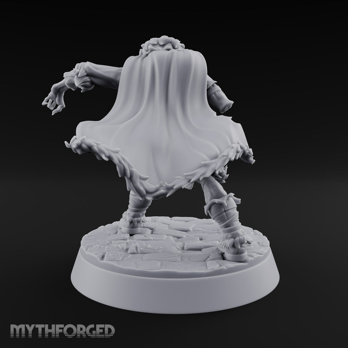 Dead Set Against Rest Zombie Warrior B — Bare Hands (Reaching)