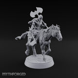 Dead Set Against Rest Zombie Warrior D — Mounted