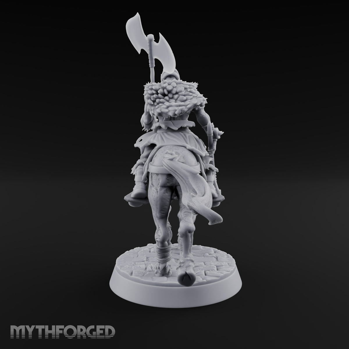 Dead Set Against Rest Zombie Warrior D — Mounted