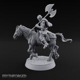 Dead Set Against Rest Zombie Warrior D — Mounted