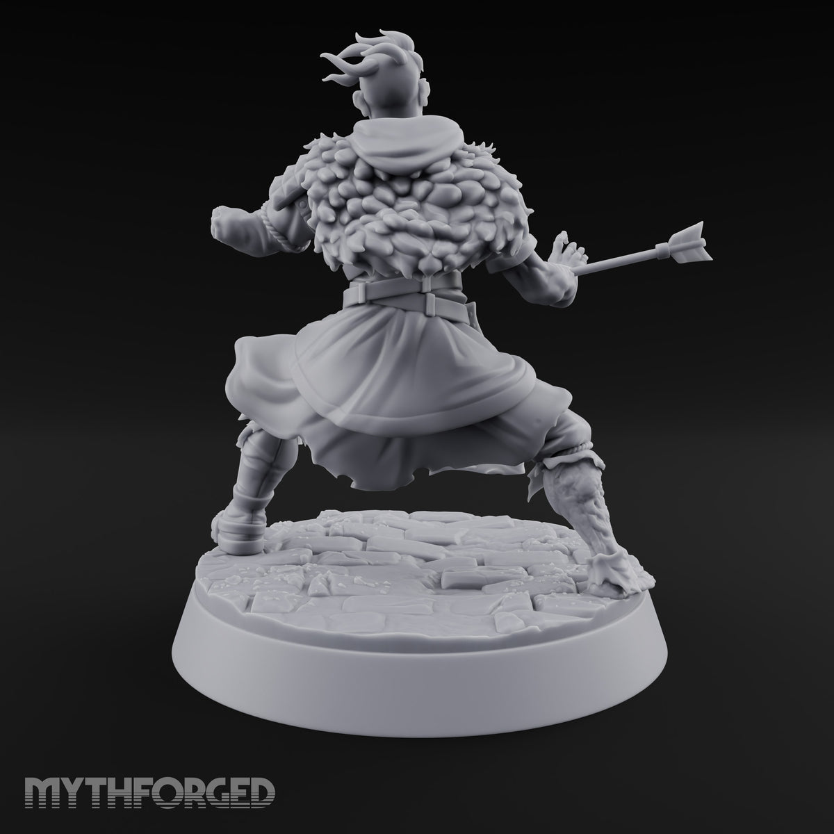 Dead Set Against Rest Zombie Warrior C — Bare Hands (Lunging)