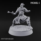 Dead Set Against Rest Zombie Warband with Necromancer — C · Dagger + Bare Hands (Reaching) + Bare Hands (Lunging) · Mounted