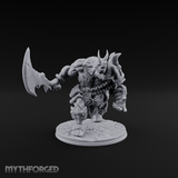 Axe Hefting Undead Troll Ghoul Brute Miniature for Dungeons and Dragons, Pathfinder or other TTRPGs