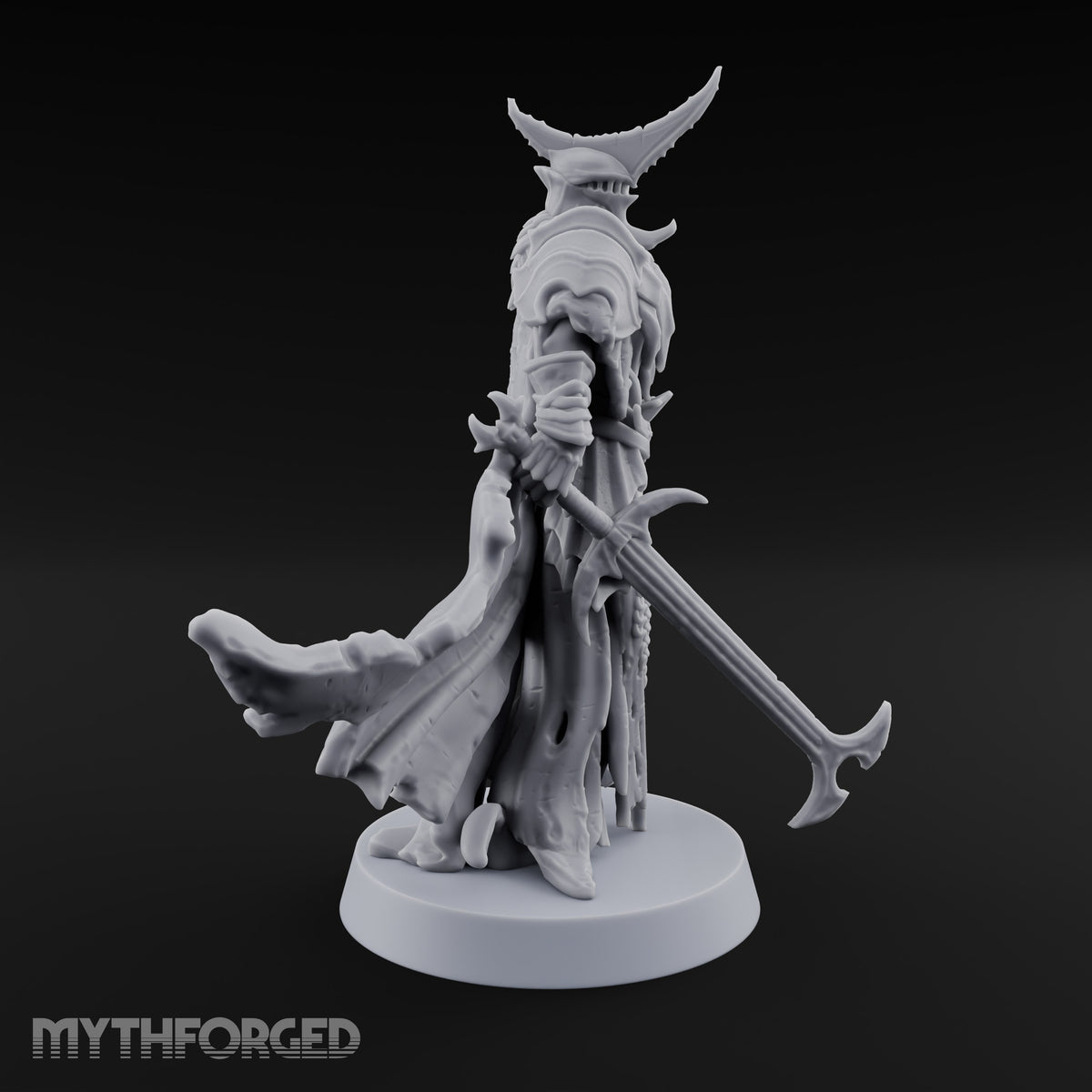 Crestfallen, Crescent-Crowned Death Knight Crusader — A