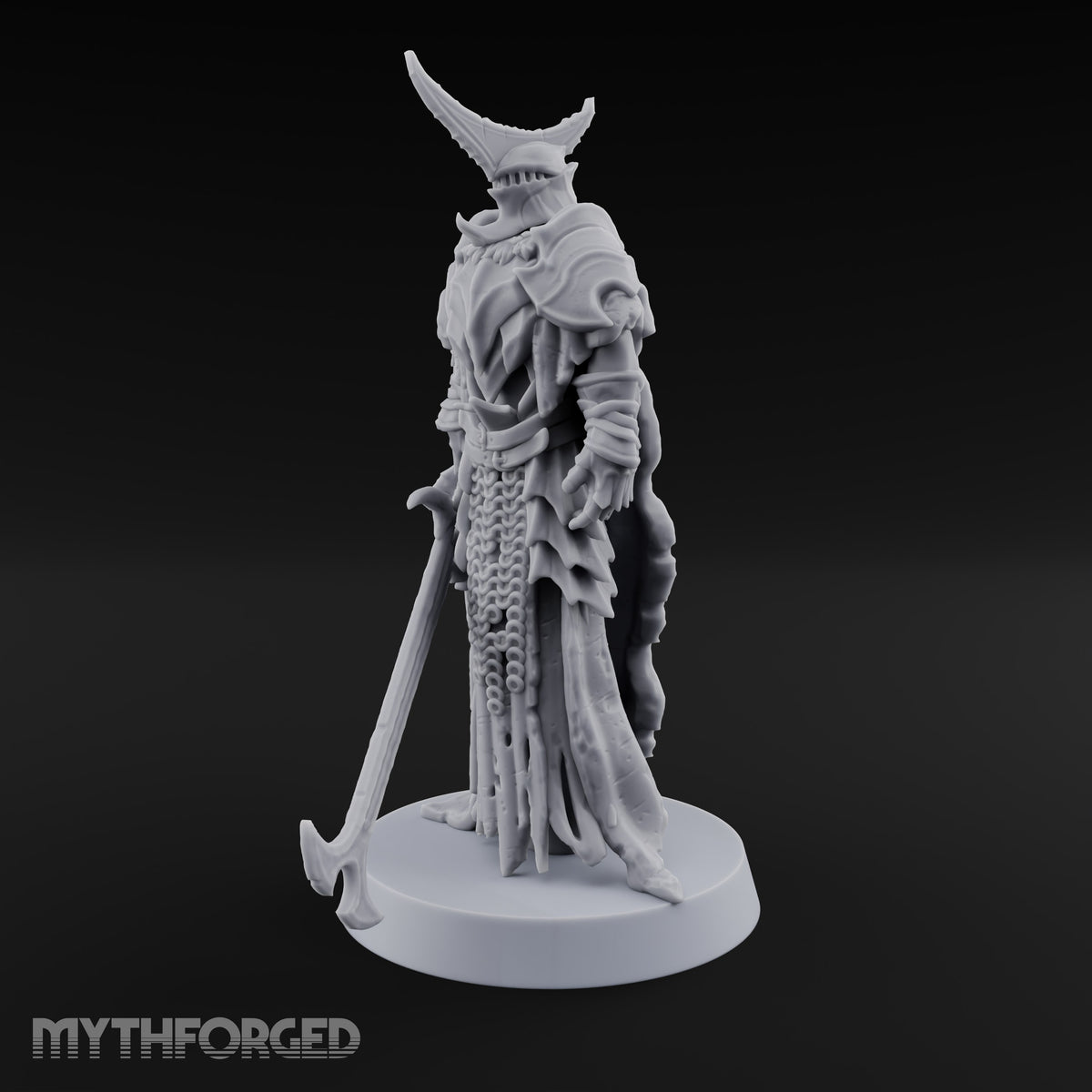 Crestfallen, Crescent-Crowned Death Knight Crusader — A