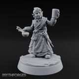 Juggling The Drinks Goblin Taverner Miniature for Dungeons and Dragons, Pathfinder or other TTRPGs