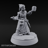 Juggling The Drinks Goblin Taverner Miniature for Dungeons and Dragons, Pathfinder or other TTRPGs