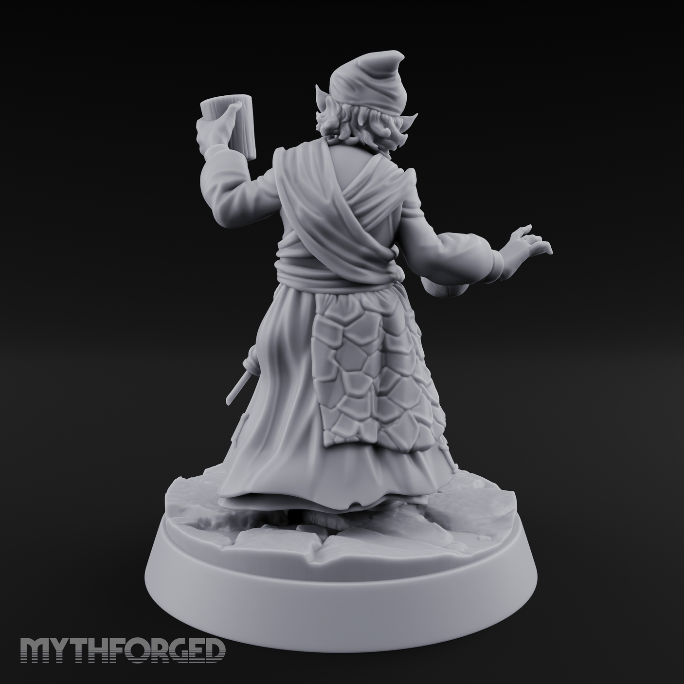 Juggling The Drinks Goblin Taverner Miniature for Dungeons and Dragons, Pathfinder or other TTRPGs