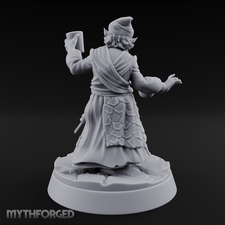 Juggling The Drinks Goblin Taverner Miniature for Dungeons and Dragons, Pathfinder or other TTRPGs