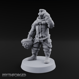 Cool As Ice Human Pilot Miniature for Dungeons and Dragons, Pathfinder or other TTRPGs