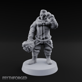 Cool As Ice Human Pilot Miniature for Dungeons and Dragons, Pathfinder or other TTRPGs