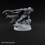 Closing In Vampire Slayer Miniature for Dungeons and Dragons, Pathfinder or other TTRPGs
