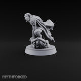 Closing In Vampire Slayer Miniature for Dungeons and Dragons, Pathfinder or other TTRPGs
