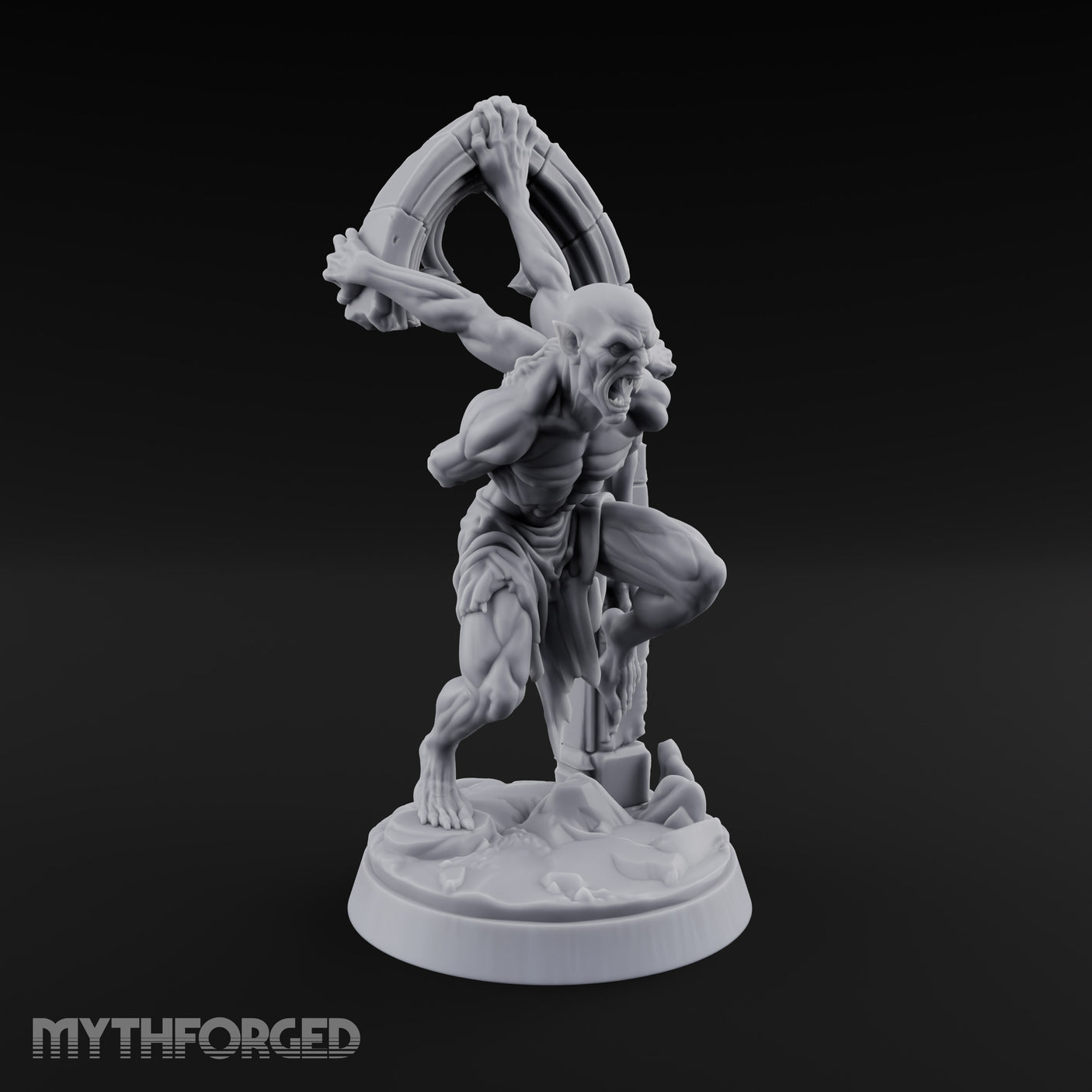 Clinging to the Arch Vampire Spawn Miniature for Dungeons and Dragons, Pathfinder or other TTRPGs