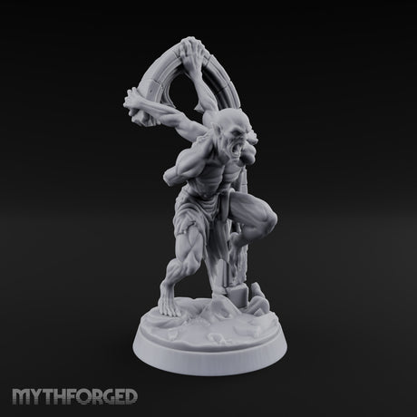 Clinging to the Arch Vampire Spawn Miniature for Dungeons and Dragons, Pathfinder or other TTRPGs