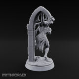 Clinging to the Arch Vampire Spawn Miniature for Dungeons and Dragons, Pathfinder or other TTRPGs