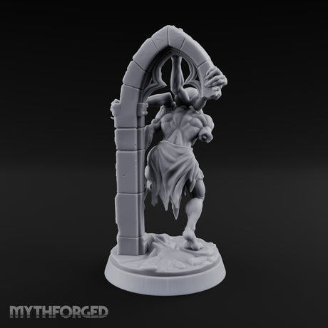 Clinging to the Arch Vampire Spawn Miniature for Dungeons and Dragons, Pathfinder or other TTRPGs
