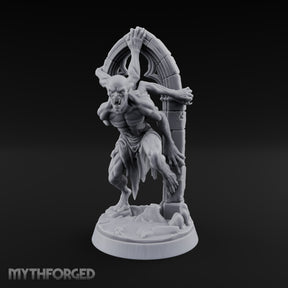 Clinging to the Arch Vampire Spawn Miniature for Dungeons and Dragons, Pathfinder or other TTRPGs