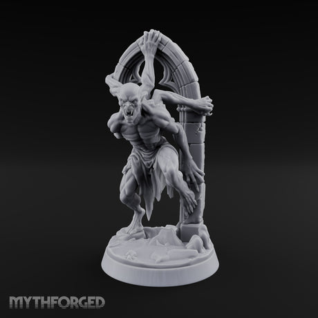 Clinging to the Arch Vampire Spawn Miniature for Dungeons and Dragons, Pathfinder or other TTRPGs
