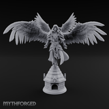 Surveying Angel Sentinel Miniature for Dungeons and Dragons, Pathfinder or other TTRPGs