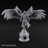 Surveying Angel Sentinel Miniature for Dungeons and Dragons, Pathfinder or other TTRPGs