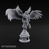 Surveying Angel Sentinel Miniature for Dungeons and Dragons, Pathfinder or other TTRPGs