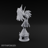 Surveying Angel Sentinel Miniature for Dungeons and Dragons, Pathfinder or other TTRPGs
