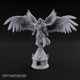 Surveying Angel Sentinel Miniature for Dungeons and Dragons, Pathfinder or other TTRPGs