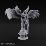 Surveying Angel Sentinel Miniature for Dungeons and Dragons, Pathfinder or other TTRPGs