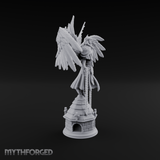 Surveying Angel Sentinel Miniature for Dungeons and Dragons, Pathfinder or other TTRPGs