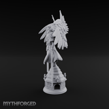 Surveying Angel Sentinel Miniature for Dungeons and Dragons, Pathfinder or other TTRPGs