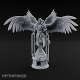 Surveying Angel Sentinel Miniature for Dungeons and Dragons, Pathfinder or other TTRPGs