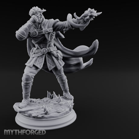 Blinded by the Light Elf Warlock Miniature for Dungeons and Dragons, Pathfinder or other TTRPGs