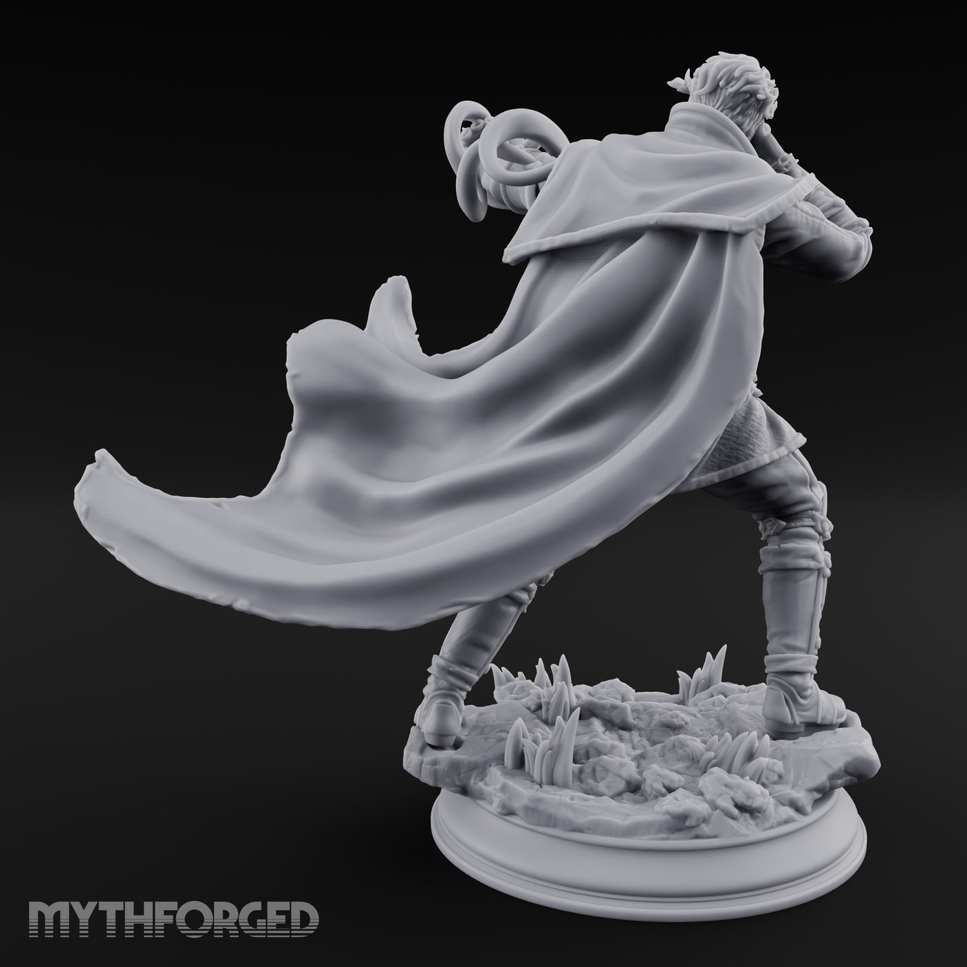 Blinded by the Light Elf Warlock Miniature for Dungeons and Dragons, Pathfinder or other TTRPGs