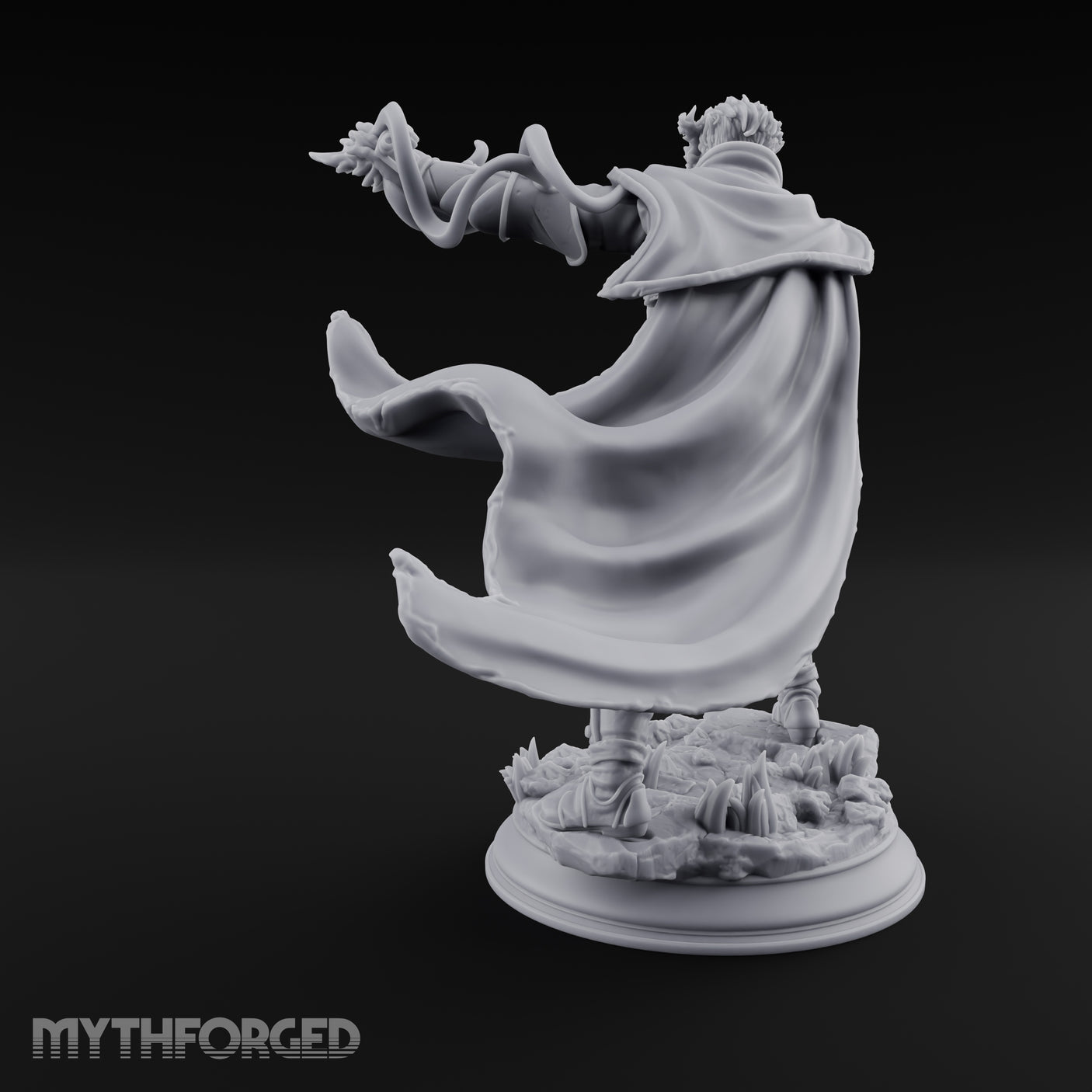 Blinded by the Light Elf Warlock Miniature for Dungeons and Dragons, Pathfinder or other TTRPGs