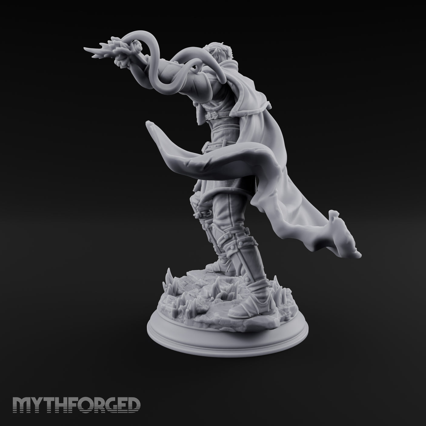 Blinded by the Light Elf Warlock Miniature for Dungeons and Dragons, Pathfinder or other TTRPGs