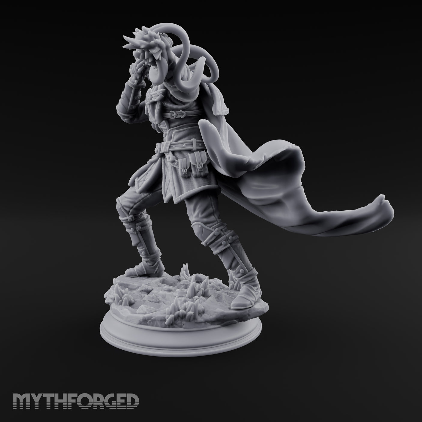 Blinded by the Light Elf Warlock Miniature for Dungeons and Dragons, Pathfinder or other TTRPGs