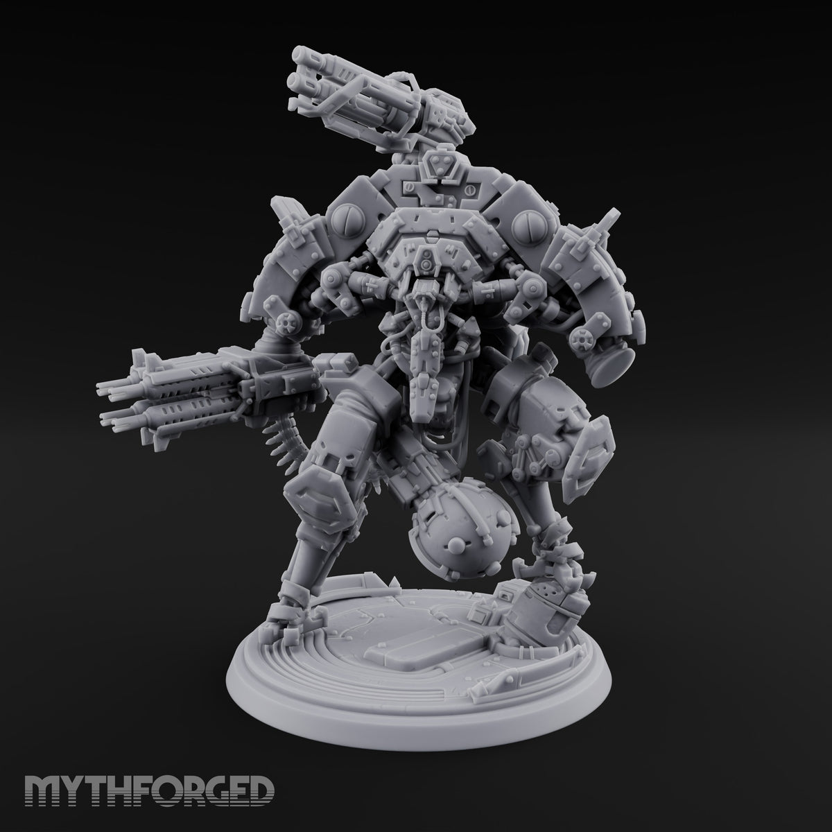 Guns on Every Shoulder Iron Golem Heavy Gun Walker
