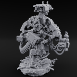 Junkyard Stomping Necrolinked Mech A Miniature for Dungeons and Dragons, Pathfinder or other TTRPGs
