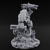 Junkyard Stomping Necrolinked Mech A Miniature for Dungeons and Dragons, Pathfinder or other TTRPGs