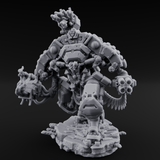 Junkyard Stomping Necrolinked Mech A Miniature for Dungeons and Dragons, Pathfinder or other TTRPGs