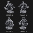Junkyard Stomping Necrolinked Mechs Miniature for Dungeons and Dragons, Pathfinder or other TTRPGs