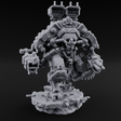 Junkyard Stomping Necrolinked Mech D Miniature for Dungeons and Dragons, Pathfinder or other TTRPGs
