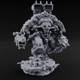 Junkyard Stomping Necrolinked Mech D Miniature for Dungeons and Dragons, Pathfinder or other TTRPGs